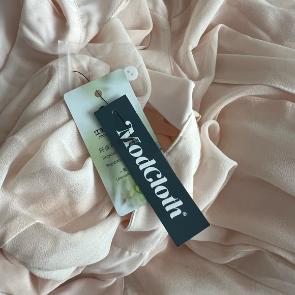 ModCloth - NWT Wrapped in Rapture Flowy Boho Bridesmaids Wedding Maxi Dress Sz L - Picture 12 of 14